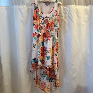 BaileyBlueb Medium Floral Hi-Low Dress